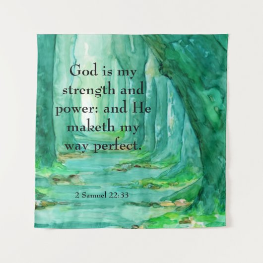 2サミュエル22:33 タペストリー (正面)
