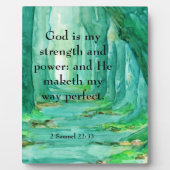 2サミュエル22:33 フォトプラーク (正面)