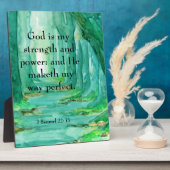 2サミュエル22:33 フォトプラーク (側面)