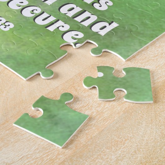 2サムエル22:33力をもって私を武装させるのは神である ジグソーパズル (側面)