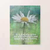 2サムエル22:33力をもって私を武装させるのは神である ジグソーパズル (縦)