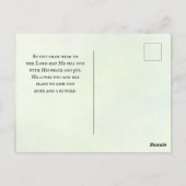 2サムエル22:33力をもって私を武装させるのは神である ポストカード (裏面)