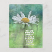 2サムエル22:33力をもって私を武装させるのは神である ポストカード (正面)