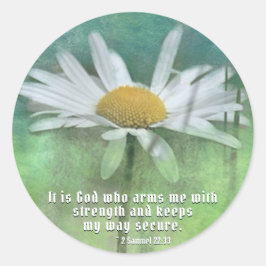 2サムエル22:33力をもって私を武装させるのは神である ラウンドシール