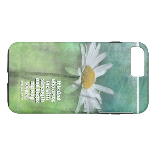 2サムエル22:33力をもって私を武装させるのは神である Case-Mate iPhoneケース (裏面(横))