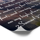 2サムエル22:33-34ポスター ポスター (角)