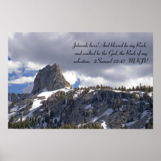 2サムエル22:47ポスター ポスター (正面)