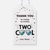 2サンガカッコいいラス誕生日サンキューメッセージカード ギフトタグ (裏面)