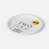 2サンガクールラス2ndバースデーシンプルタ ペーパープレート (アングル)