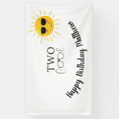 2サンガクールラス2ndバースデーシンプルタ 横断幕 (縦)