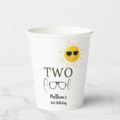 2サンガクールラス2ndバースデーシンプルタ 紙コップ (正面)