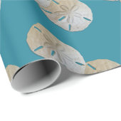 2サンドドルビーチをテーマにした包装紙 ラッピングペーパー (ロールコーナー)