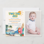 2ザシーサーフビーチ2ndバースデーフォト 招待状 (正面)