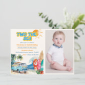 2ザシーサーフビーチ2ndバースデーフォト 招待状 (スタンド正面)