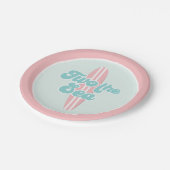 2ザシーサーフビーチ2nd誕生日紙プレート ペーパープレート (アングル)