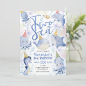 2ザシーパーティーアニマルズボーイ海招待状 招待状 (スタンド正面)