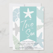 2ザシーヒトデターコイズ2nd誕生日 招待状 (正面)