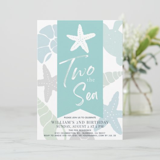 2ザシーヒトデターコイズ2nd誕生日 招待状 (スタンド正面)