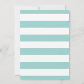 2ザシーヒトデターコイズ2nd誕生日 招待状 (裏面)