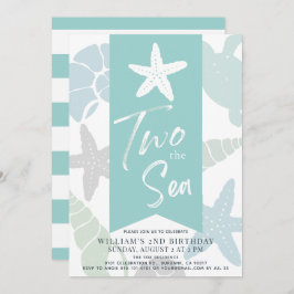 2ザシーヒトデターコイズ2nd誕生日 招待状