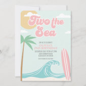 2ザシーピンクサーフビーチ2nd Birthday 招待状 (正面)