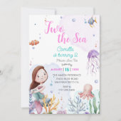 2ザシーマーメイドガール2nd誕生日パーティー 招待状 (正面)