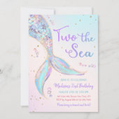 2ザシーマーメイド2nd誕生日パーティー 招待状 (正面)