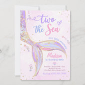 2ザシーマーメイド2nd誕生日パーティー 招待状 (正面)