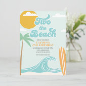 2ザビーチサーフビーチ2nd誕生日招待状 招待状 (スタンド正面)