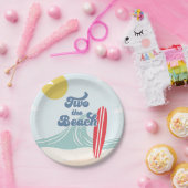 2ザビーチサーフビーチ2nd誕生日 ペーパープレート (パーティー)