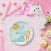 2ザビーチサーフビーチ2nd誕生日 ペーパープレート (パーティー)