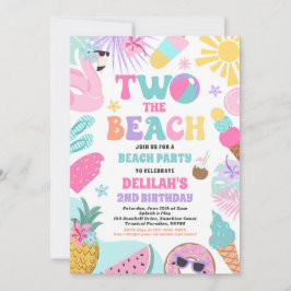2ザビーチ夏2回目の誕生日ビーチパーティー 招待状