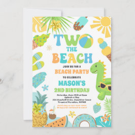 2ザビーチ夏2回目の誕生日ビーチパーティー 招待状
