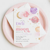 2ザムーンガールの誕生日招待状 招待状
