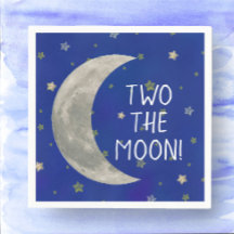 2ザムーンセカンドバースデー紙ナプキン