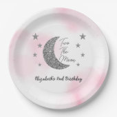 2ザムーンセカンドバースデー紙プレート ペーパープレート (正面)