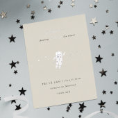 2ザムーン宇宙パーティーフォイル2nd誕生日招待状 箔招待状