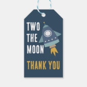 2ザムーン宇宙ロケット2nd誕生日パーティー ギフトタグ (正面)