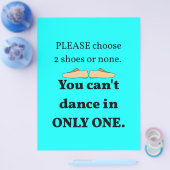 2シューズまたはシアンなし チラシ (シングル)