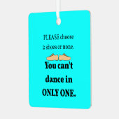 2シューズまたはシアンなし メタルオーナメント (正面左)