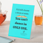 2シューズまたはシアンなし 台座サイン (インサイチュ)