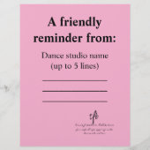 2シューズまたはノーライトピンク チラシ (裏面)