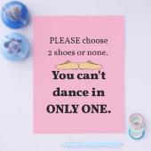 2シューズまたはノーライトピンク チラシ (シングル)