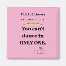 2シューズまたはノーライトピンク マグネット