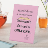 2シューズまたはノーライトピンク 台座サイン (インサイチュ)