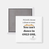 2シューズまたはホワイトなし マグネット (正面/裏面)