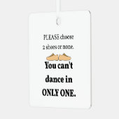 2シューズまたはホワイトなし メタルオーナメント (正面左)