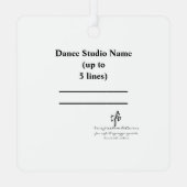 2シューズまたはホワイトなし メタルオーナメント (裏面)