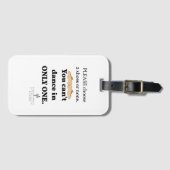 2シューズまたはホワイトなし ラゲッジタグ (正面横)