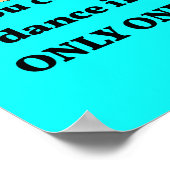 2シューズまたはNone Cyan Dance Studio ポスター (角)